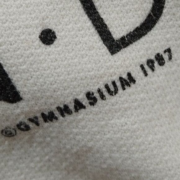 Vintage 80s London Leicester Square Mondrian Art Parody Map Crewneck Sweatshirt - Picture 4 of 7